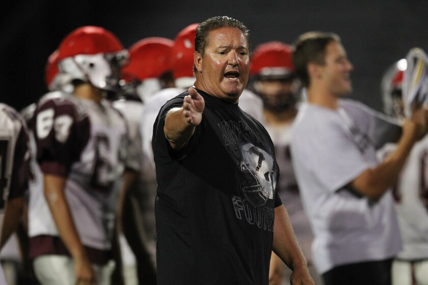 Paul Gomes served nine years as head coach at Escondido and four years at RBV.