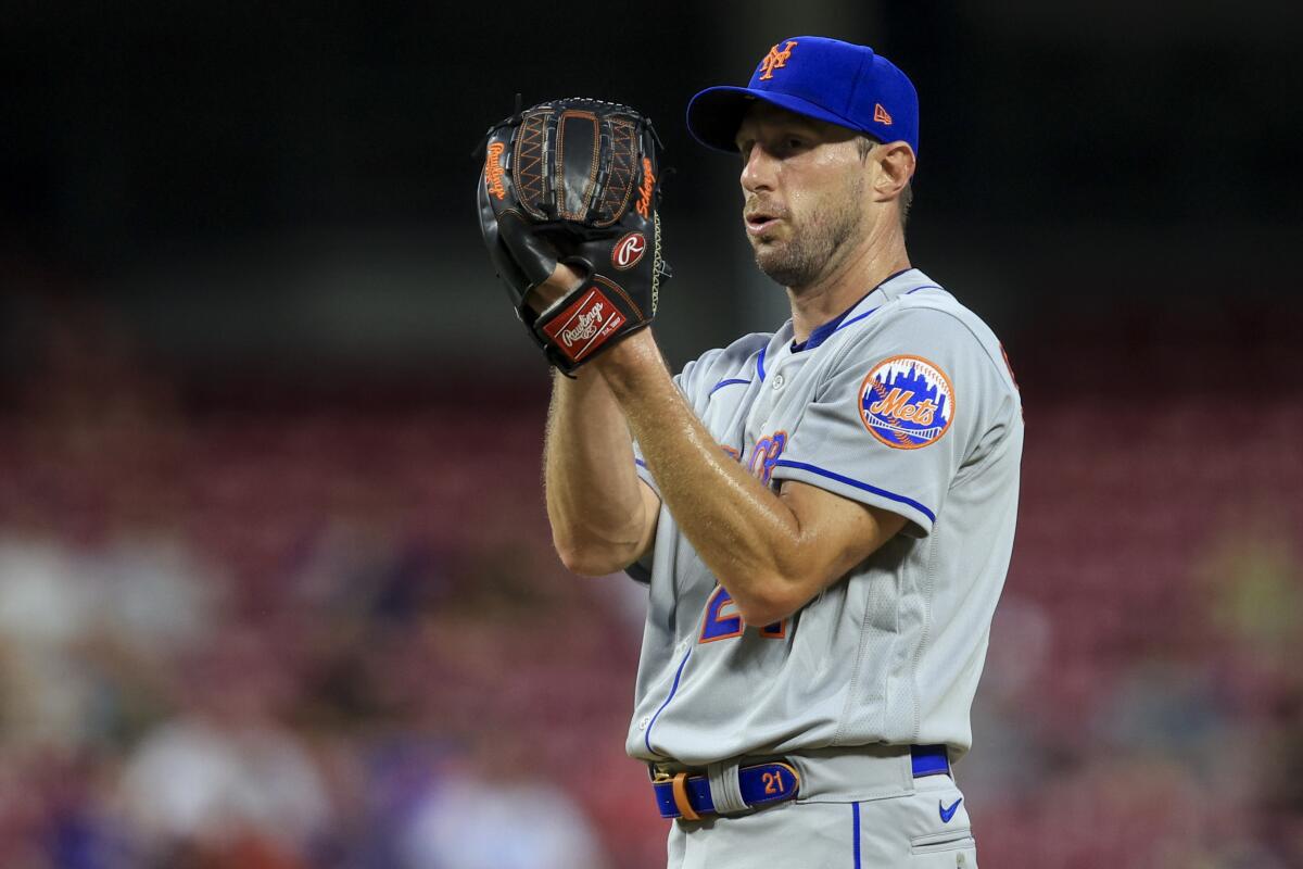 Max Scherzer day-to-day with hamstring tightness as New York Mets