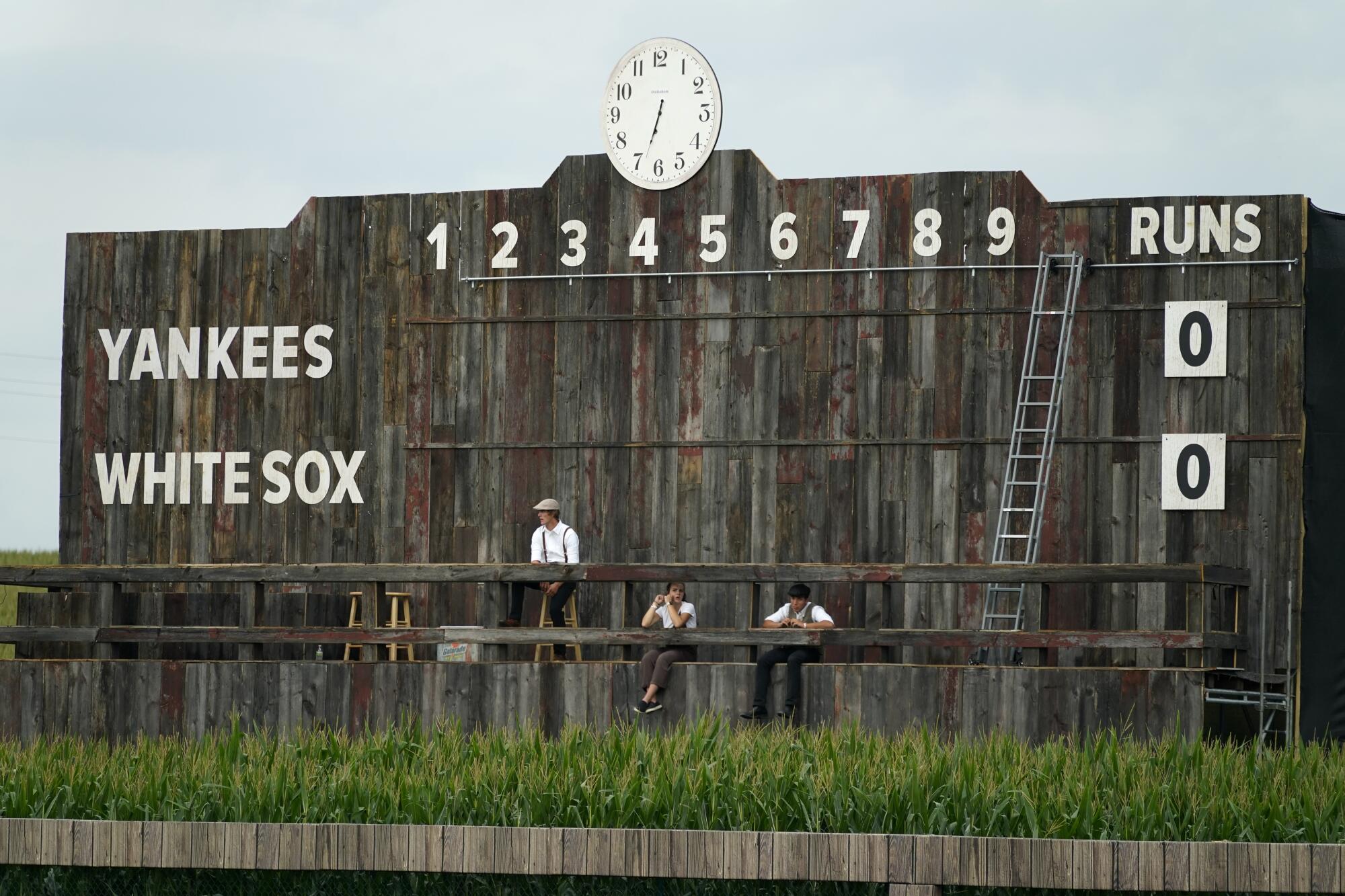 Take me out to the cornfield: See the Field of Dreams back in action - Los  Angeles Times