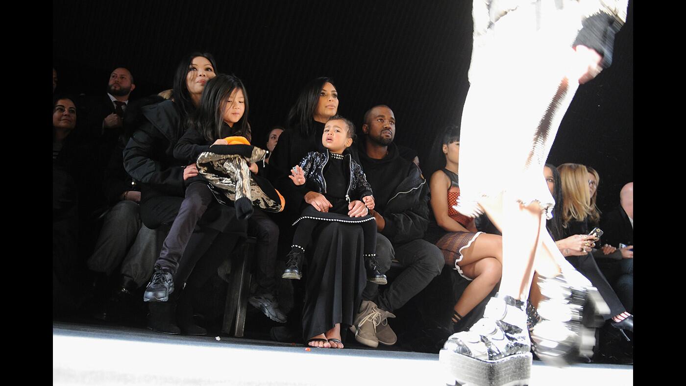 New York Fashion Week: North West steals the front row show at Alexander  Wang - Los Angeles Times