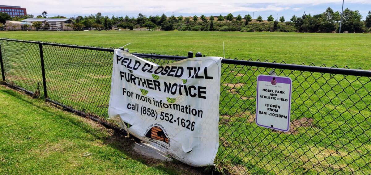 San Diego County will not be allowed to resume outdoor high school sports Friday.