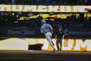 Milwaukee Brewers' Joey Wiemer rounds the bases after hitting a two-run home run during the seventh inning of a baseball game against the Baltimore Orioles Wednesday, June 7, 2023, in Milwaukee. (AP Photo/Morry Gash)