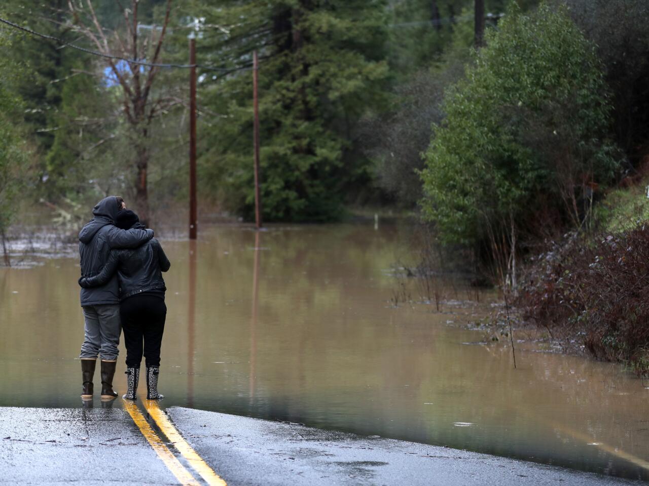 Inundaciones en el norte de California