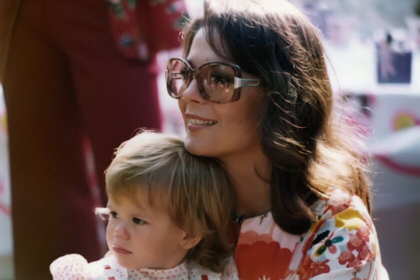 A photograph featured in "Natalie Wood: What Remains Behind." Natalie Wood and her daughter, Courtney Wagner, at Natasha's 5th Birthday Party (1975). Credit: HBO