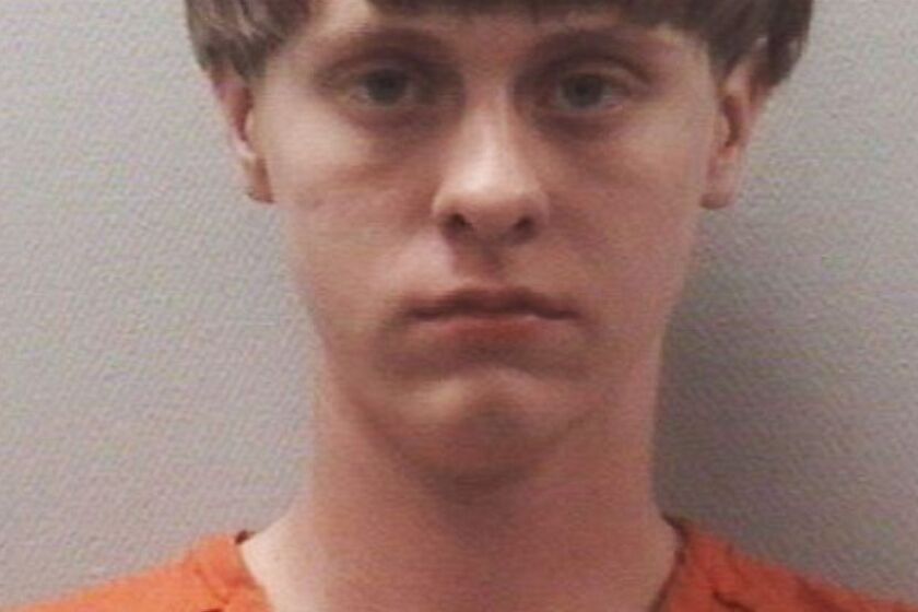Undated booking mug of Dylann Roof, 21, who has been identified by the FBI as the Charleston shooting suspect.