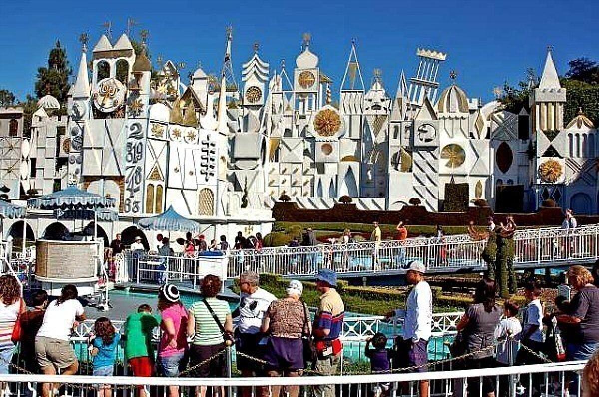 The tune "It's a Small World (After All)" will rattle around in your head all day long after riding that attraction in Disneyland's Fantasyland.