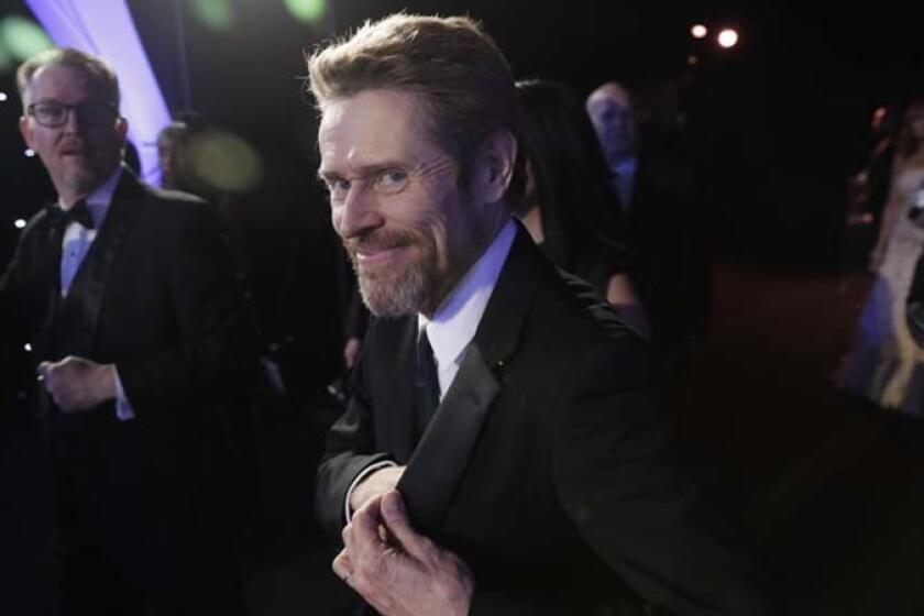 LOS ANGELES, CA - January 21, 2018- Willem Dafoe enters cocktail during the show at the 24th Screen Actors Guild Awards at the Los Angeles Shrine Auditorium and Expo Hall on Sunday, January 21, 2018. (Robert Gauthier / Los Angeles Times)