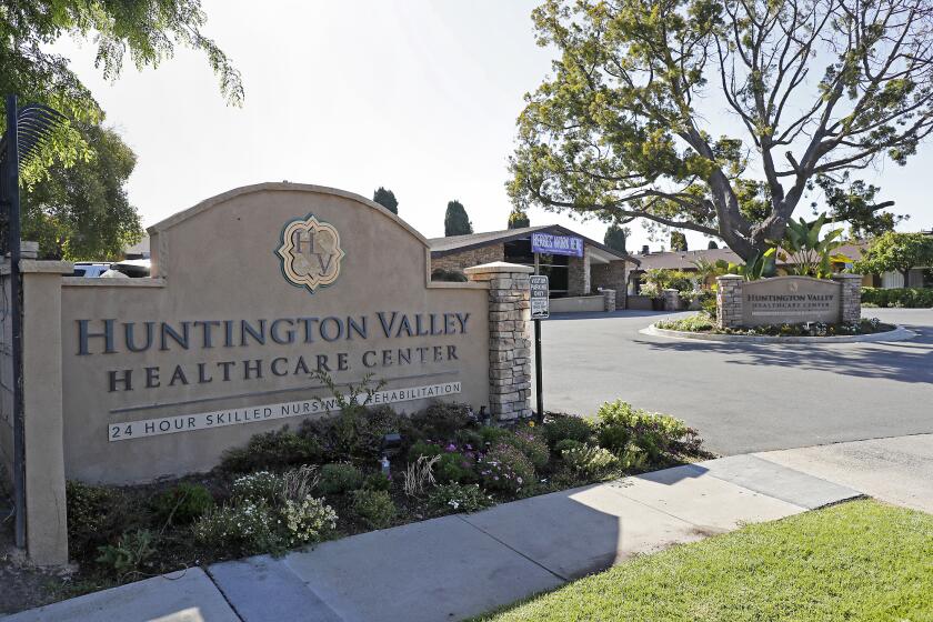 Huntington Valley Healthcare Center facility had its first two deaths Tuesday related to the coronavirus pandemic; more than 70 additional staff and residents have been infected.
