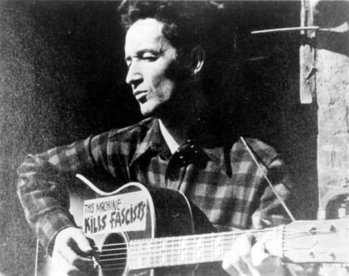 Woody Guthrie's career is examined in new three-CD box set, "Woody at 100," being released by Smithsonian Folkways Recordings.