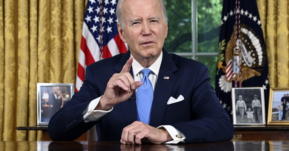 Biden, Oval Ofis konuşmasında borç tavanına ‘kriz önlendi’ notu verdi