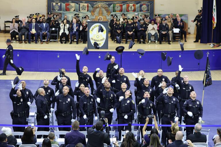 Council approves boost in LAPD hiring, despite budget concerns - Los ...