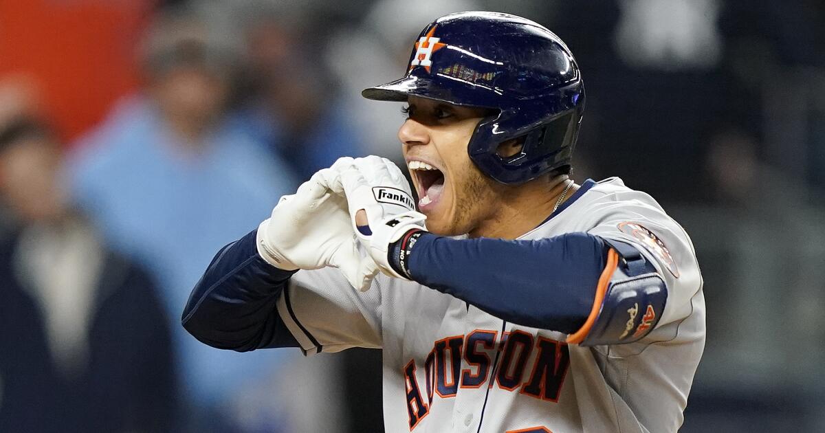 World Series: Jeremy Pena Won Over Astros on Way to NLCS MVP - The New York  Times