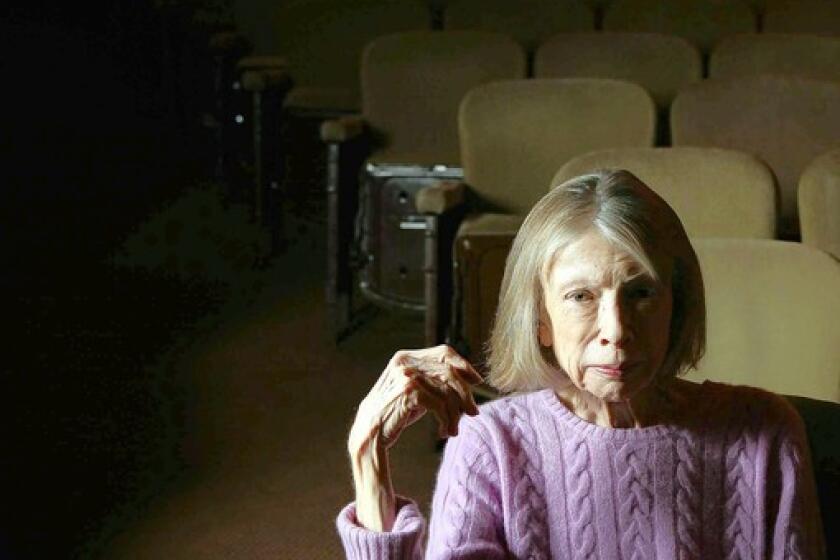 Joan Didion, pictured in 2007, says that with “Blue Nights” she tried to do “something really personal.”