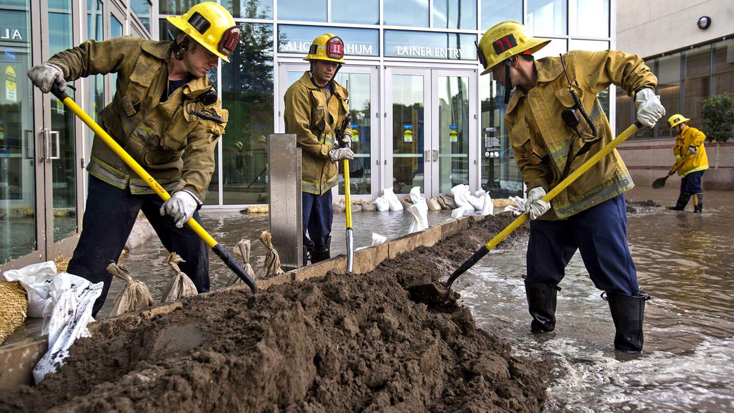 Water main break near UCLA