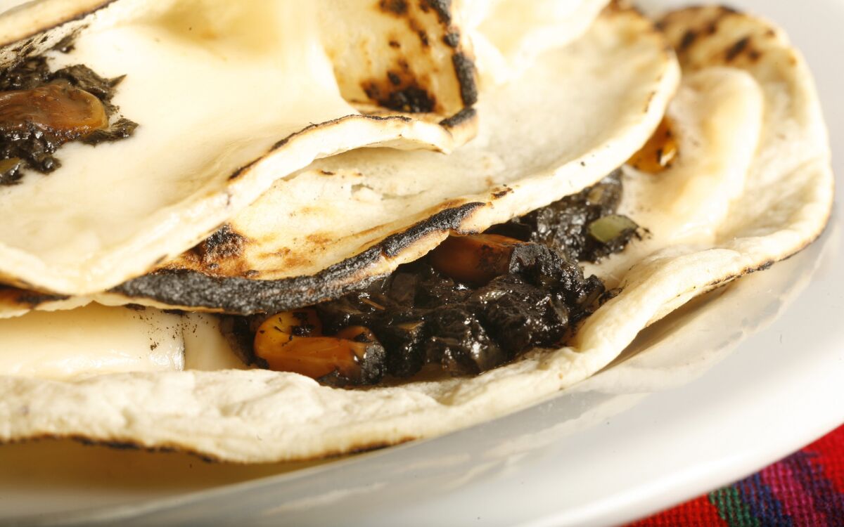 Huitlacoche quesadillas Recipe - Los Angeles Times