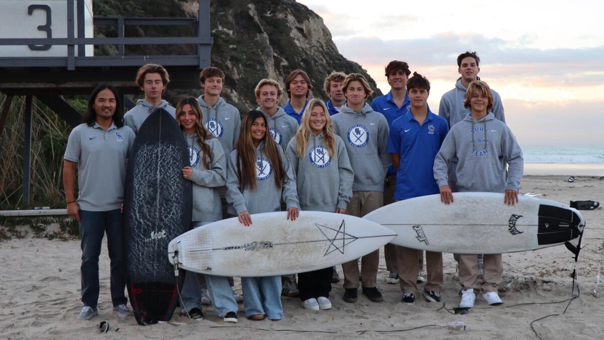 Members of Santa Margarita surf team includes some multisport athletes.