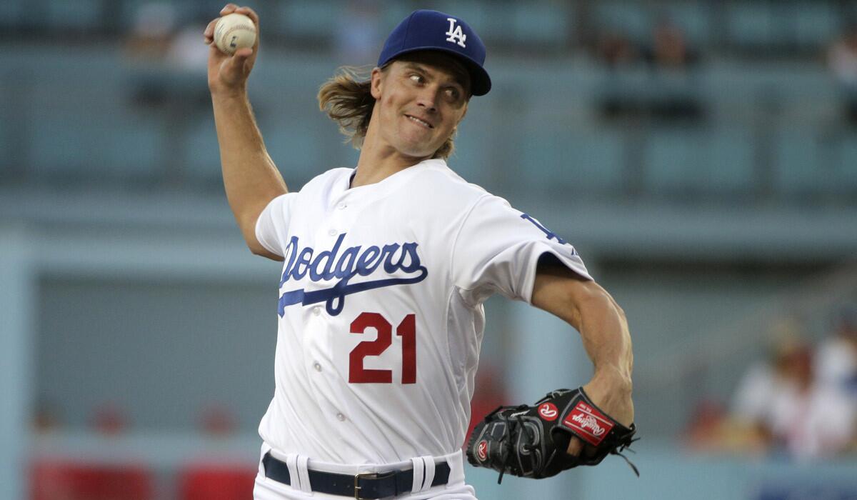 Dodgers blast Zack Greinke, win 10-2 - Los Angeles Times