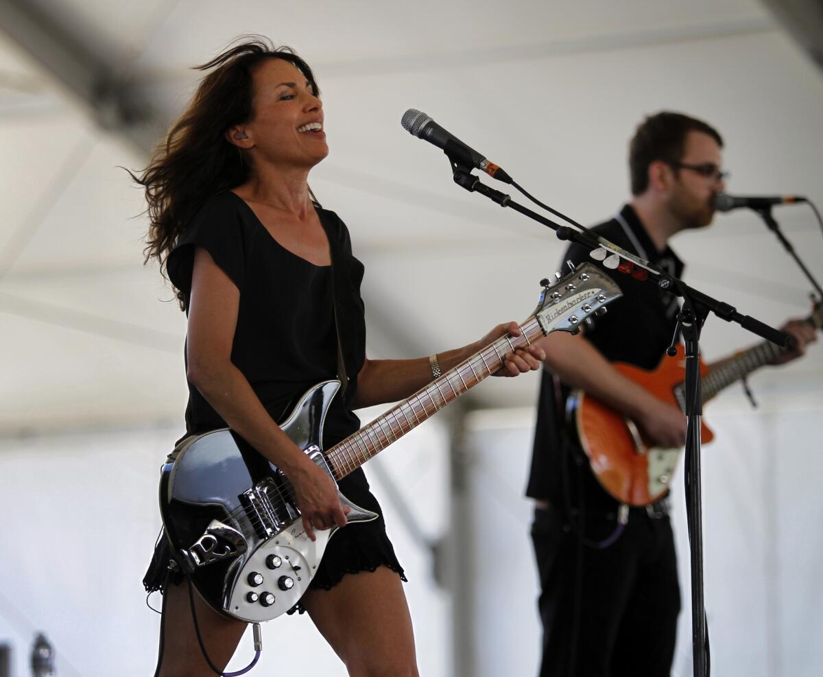 Susanna Hoffs performs April 27 at the Stagecoach Country Music Festival in Indio.