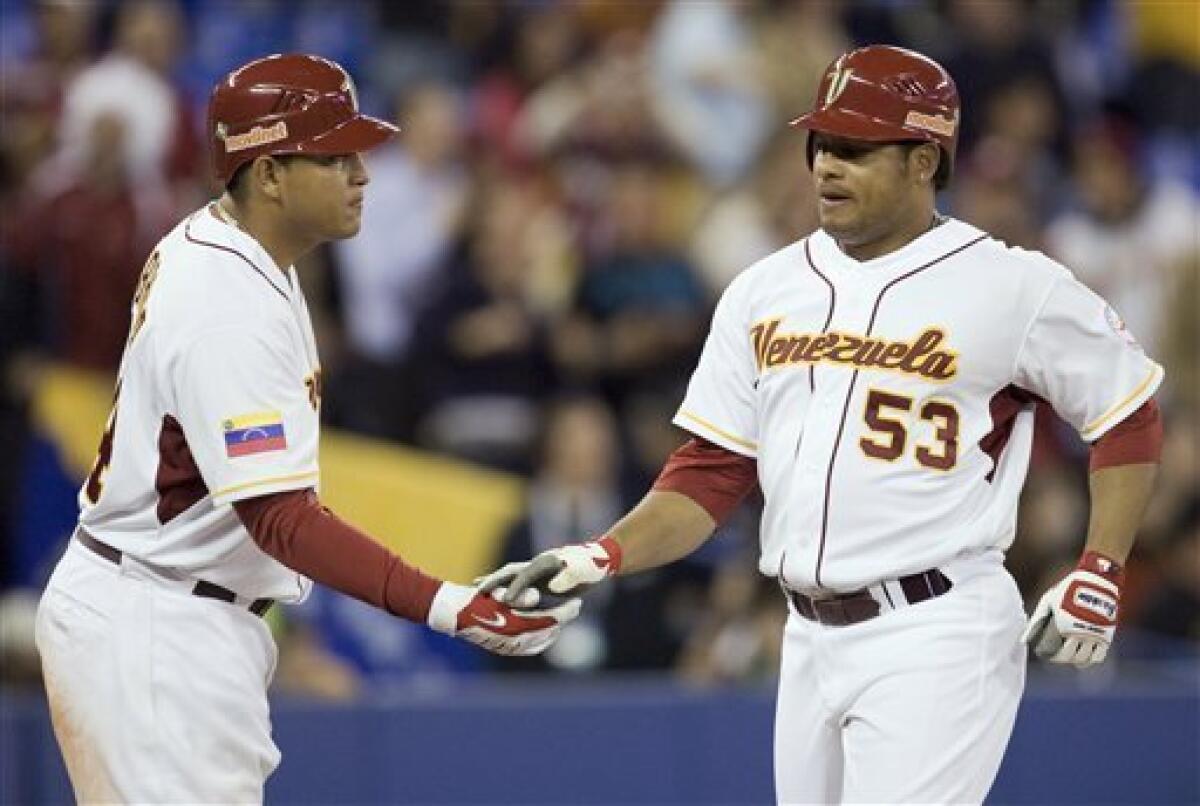 Venezuela hits 4 homers in 1 inning at WBC - The San Diego Union