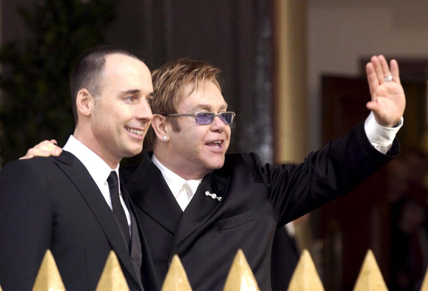 2005: Elton John and David Furnish