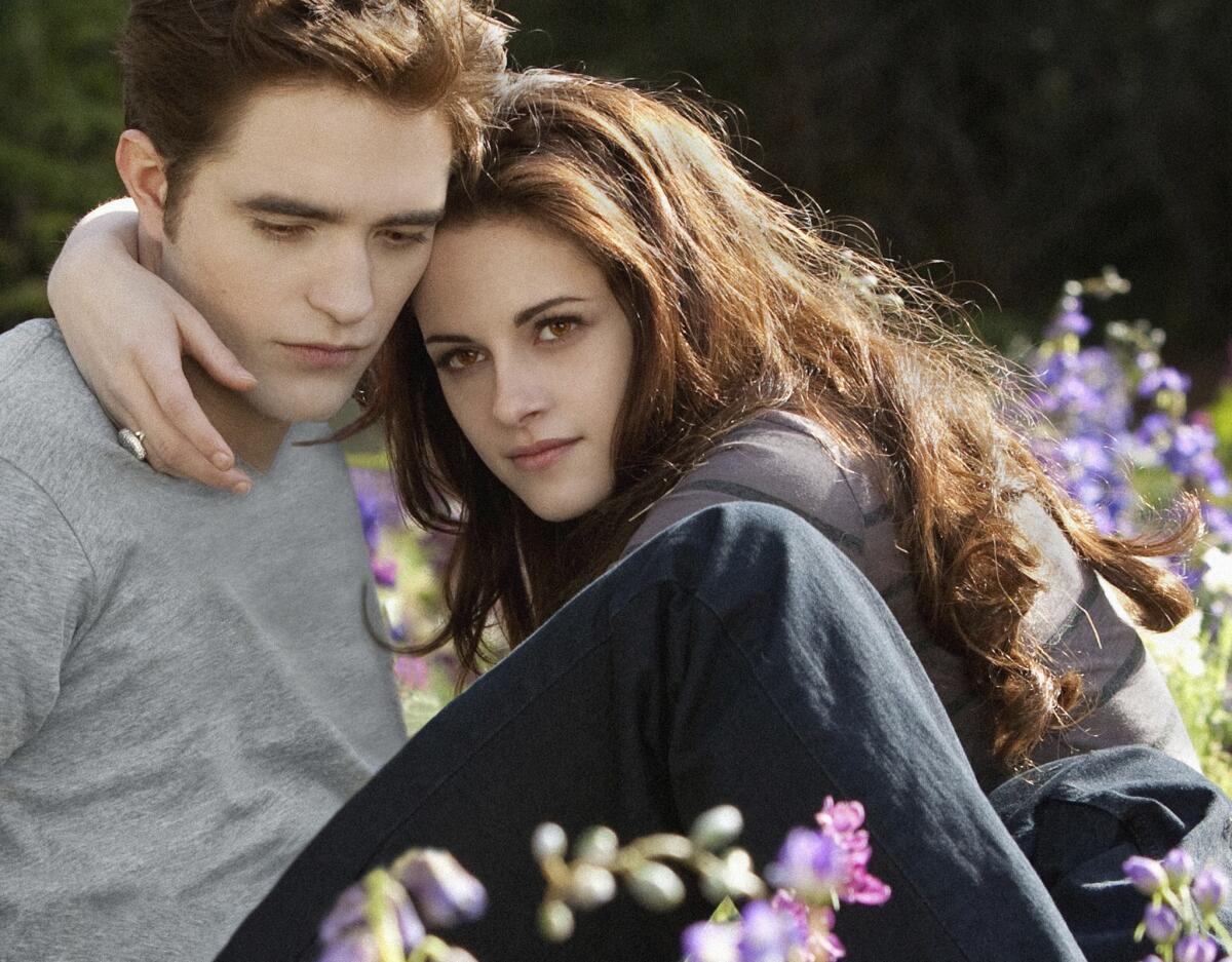 Robert Pattinson and Kristen Stewart in "The Twlight Saga: Breaking Dawn -- Part 2." In a new version of the story, the genders have been swapped: A boy is in love with a girl vampire.