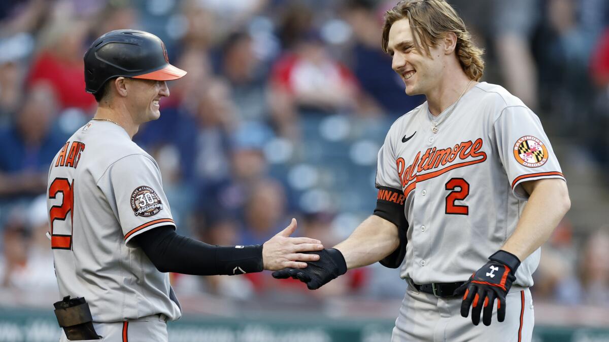 Henderson homers in debut; Orioles beat Guardians 4-0 - The San Diego  Union-Tribune