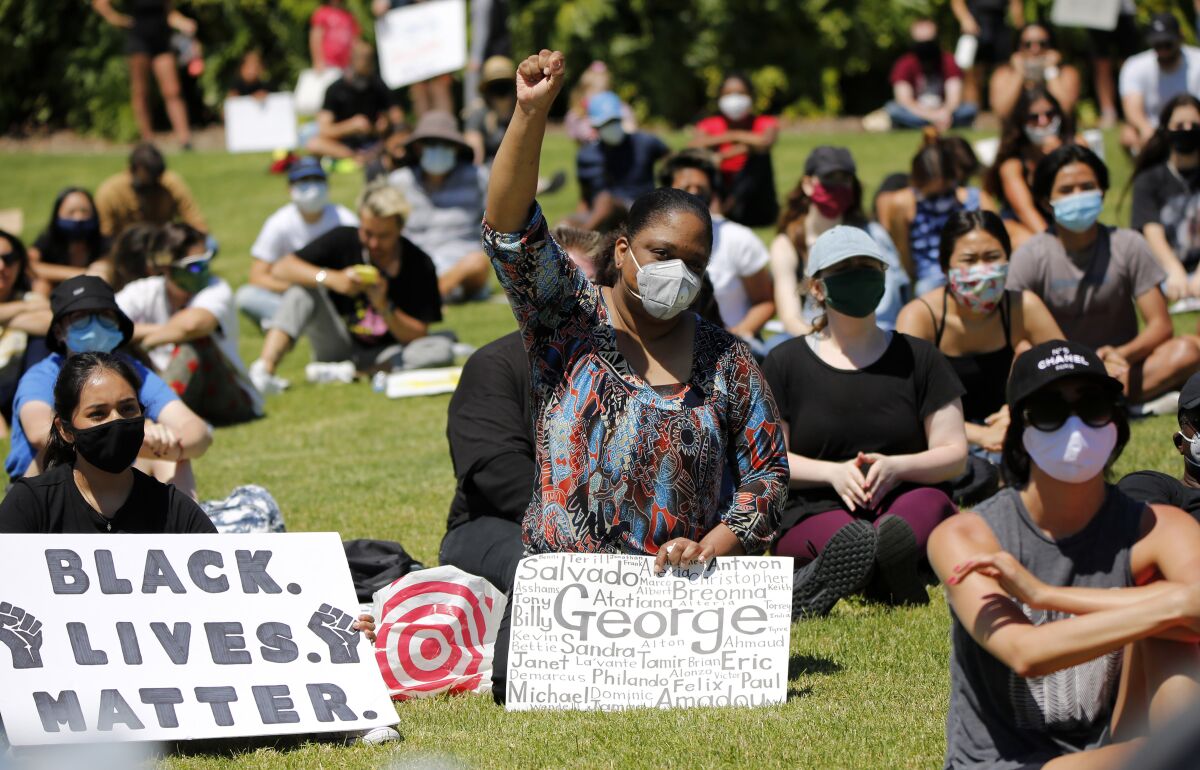 Irvine Black Lives Matter protest