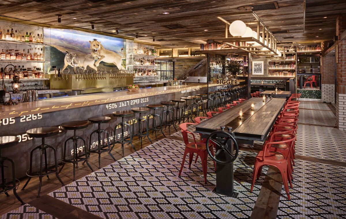 The interior of Consortium Holdings' Craft & Commerce in Little Italy.