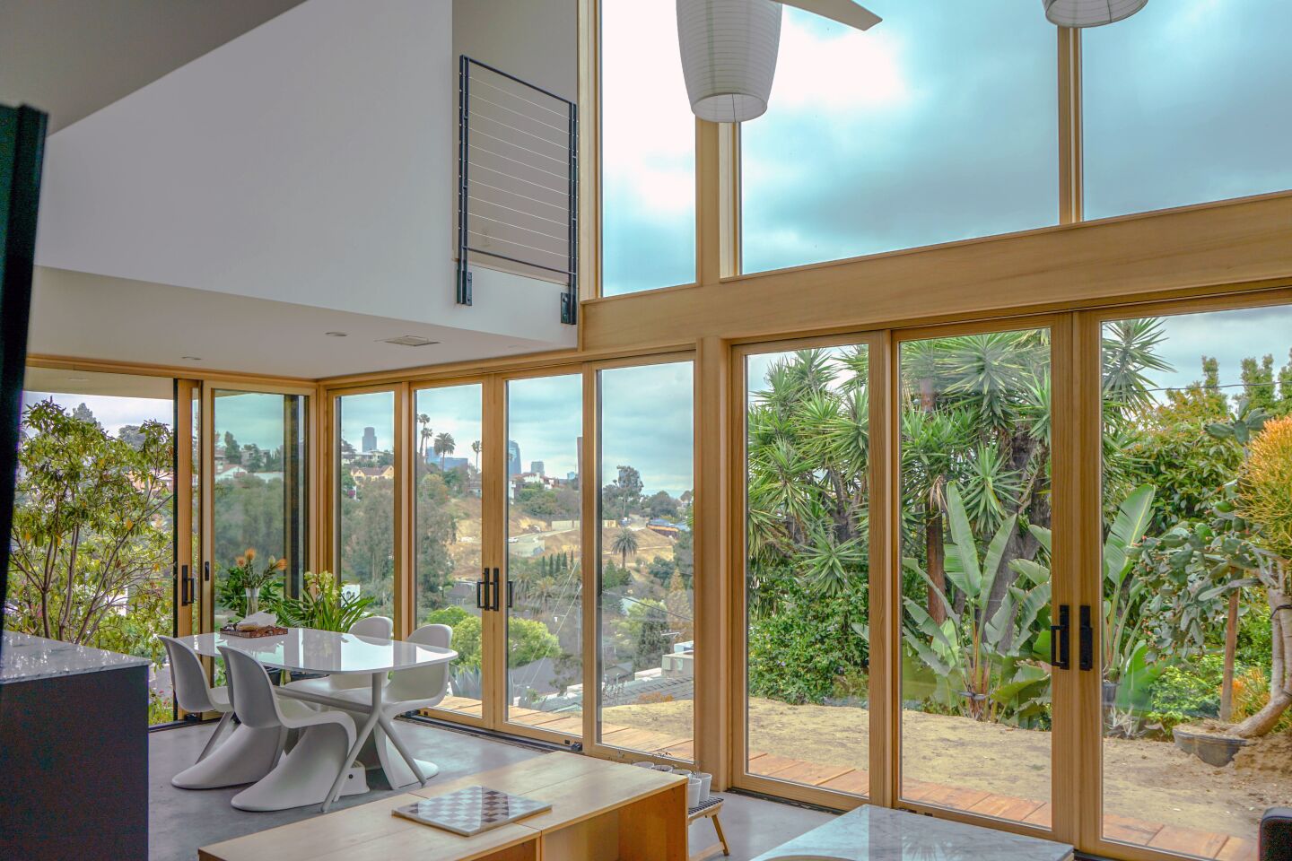 Architect Paul Gasiorkiewicz added walls of glass to this custom Echo Park hilltop ADU.