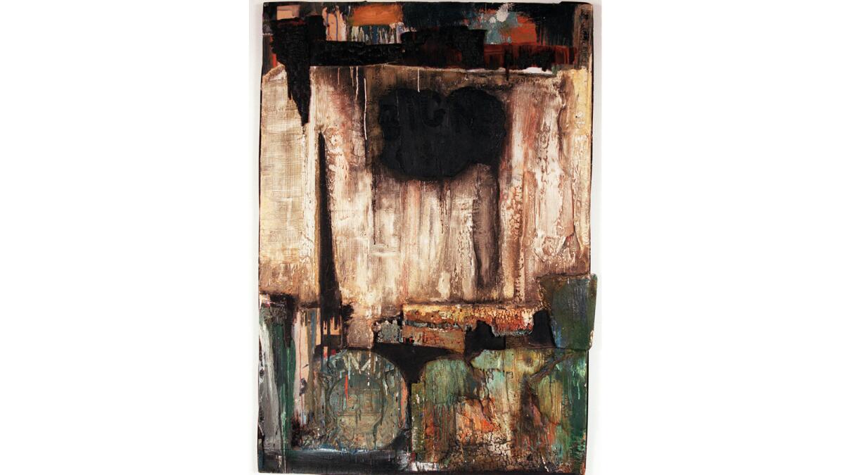 Noah Purifoy's "Watts Riot", on display at California African American Museum.