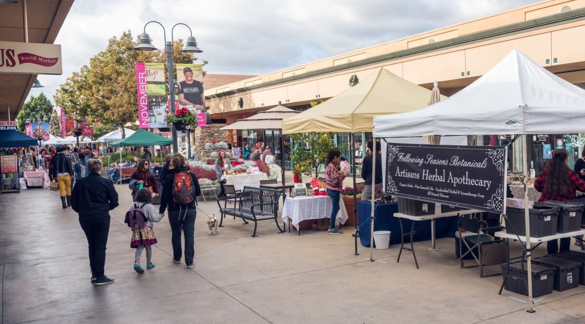 The San Diego Vintage Flea Market is moving to Grossmont Center in March and its layout will be similar to a "pop-up" market that drew a good crowd last year at the La Mesa mall.