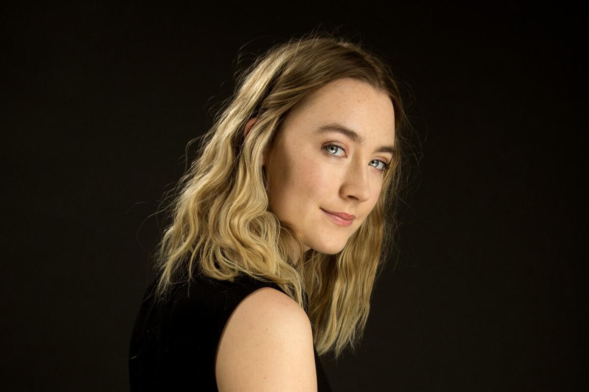 Saoirse Ronan is nominated for best performance by an actress in a motion picture - drama for "Brooklyn."