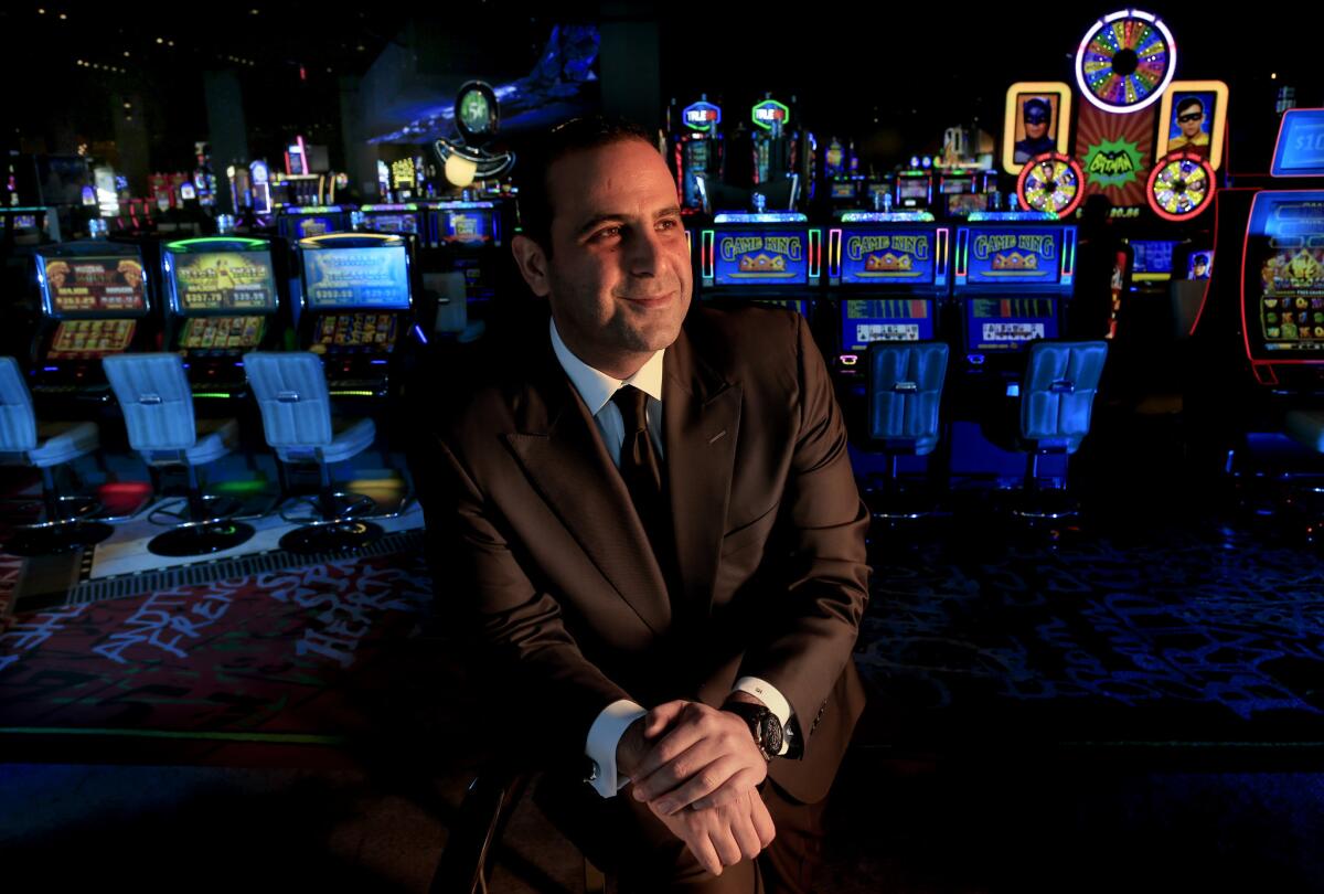 Los Angeles nightclub mogul Sam Nazarian has relinquish control of operations at SLS Hotel Casino, which he opened in August.