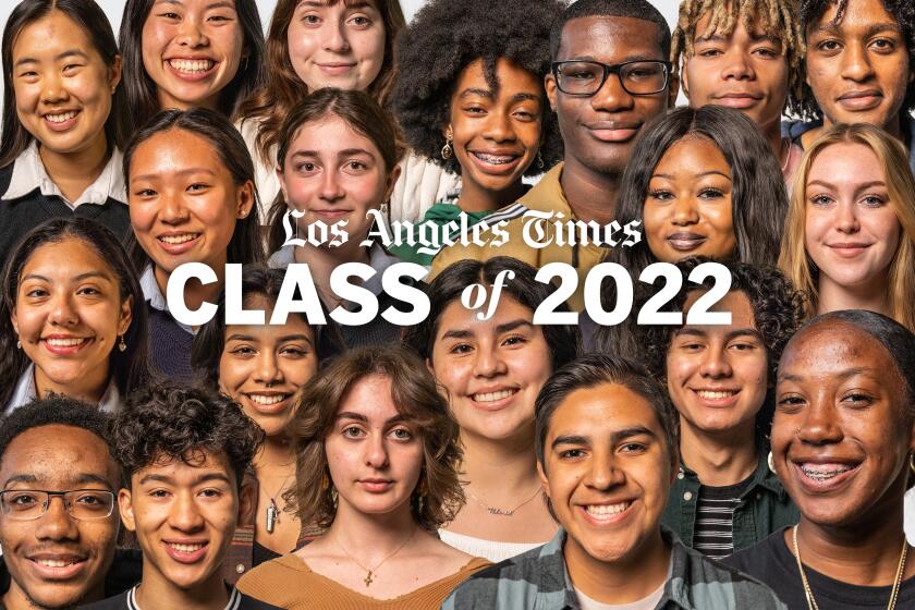 A collage of some of the faces from the graduating class of 2022 in Los Angeles.