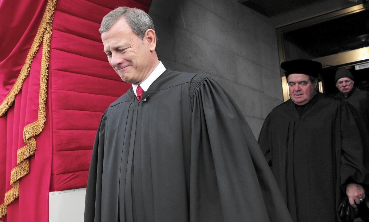 Chief Justice John G. Roberts Jr. says he dislikes the regular references to the “conservative bloc” or the “liberal wing” of the Supreme Court, which he's led for a decade.