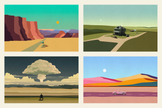 Landscapes inspired by “Oppenheimer,” “Asteroid City,” “Barbie” and “Killers of the Flower Moon”.