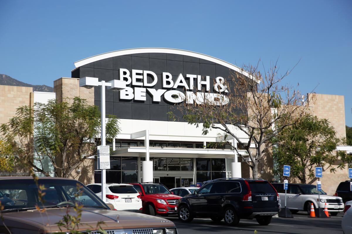A Bed, Bath & Beyond store in Los Angeles.