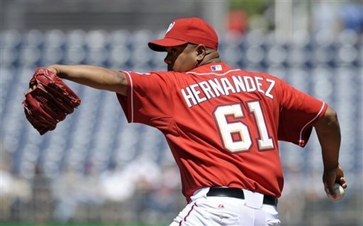 Livan Hernandez slated for Game 1 first pitch