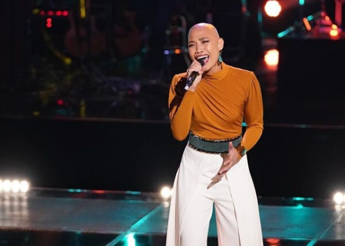 Cedrise Webber is one of two San Diego County finalists in the top 17 contestants on Season 18 of NBC's "The Voice."