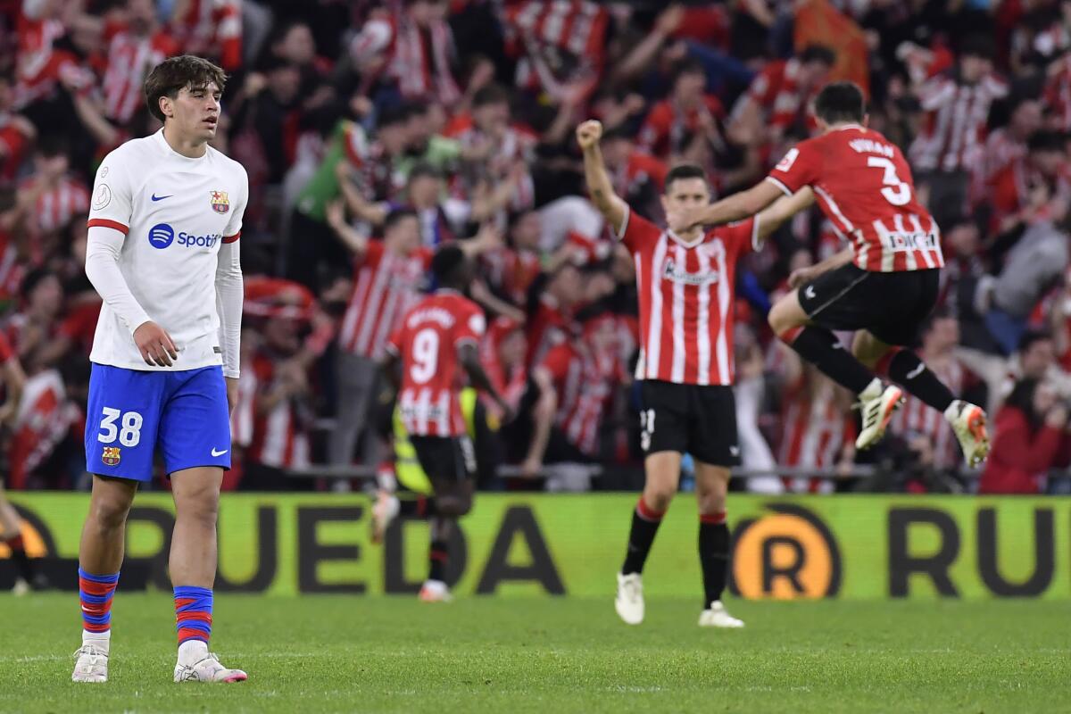 El Athletic Bilbao derrota al Barca en los cuartos de la Copa del Rey