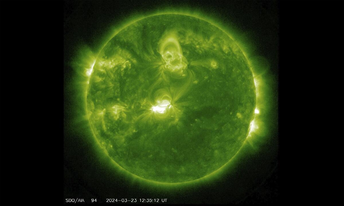 Esta imagen proporcionada por la NASA muestra el Sol