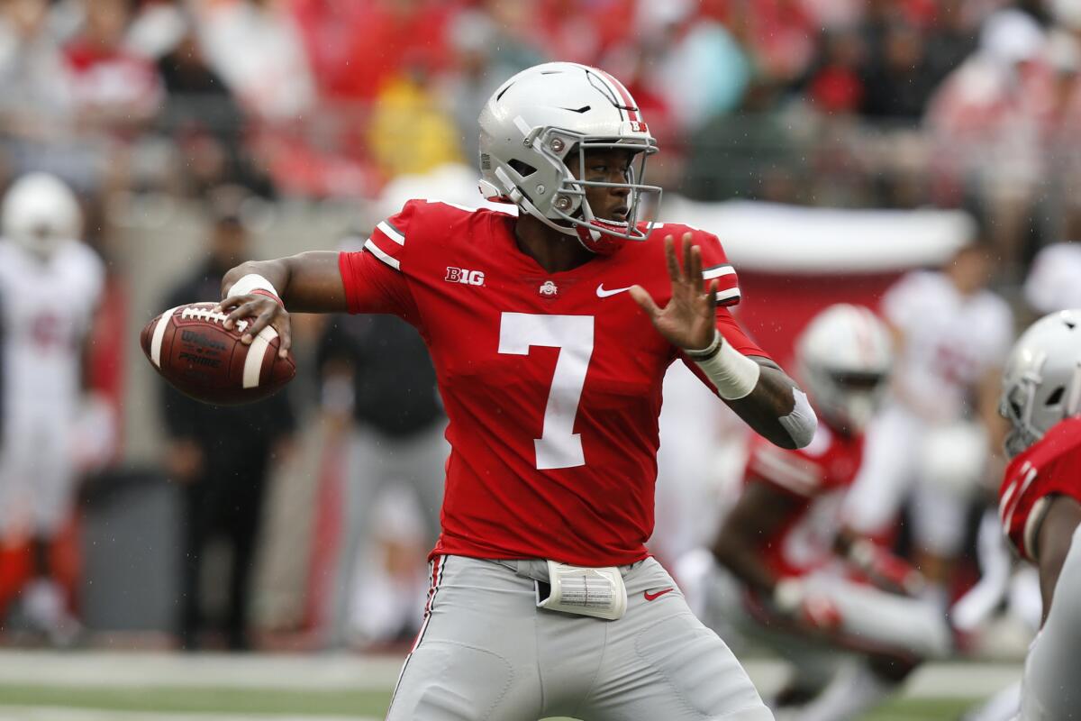 Ohio State quarterback Dwayne Haskins finished third in the Heisman Trophy voting this fall.