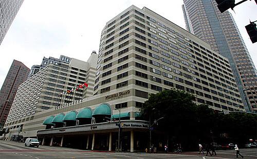The Wilshire Grand hotel was originally a Hotel Statler and later a Hilton. Korean Air bought the hotel in 1989.