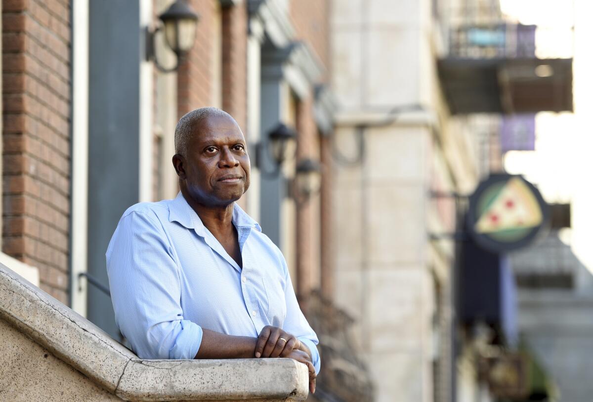 Andre Braugher poses for a portrait on a New York street set 