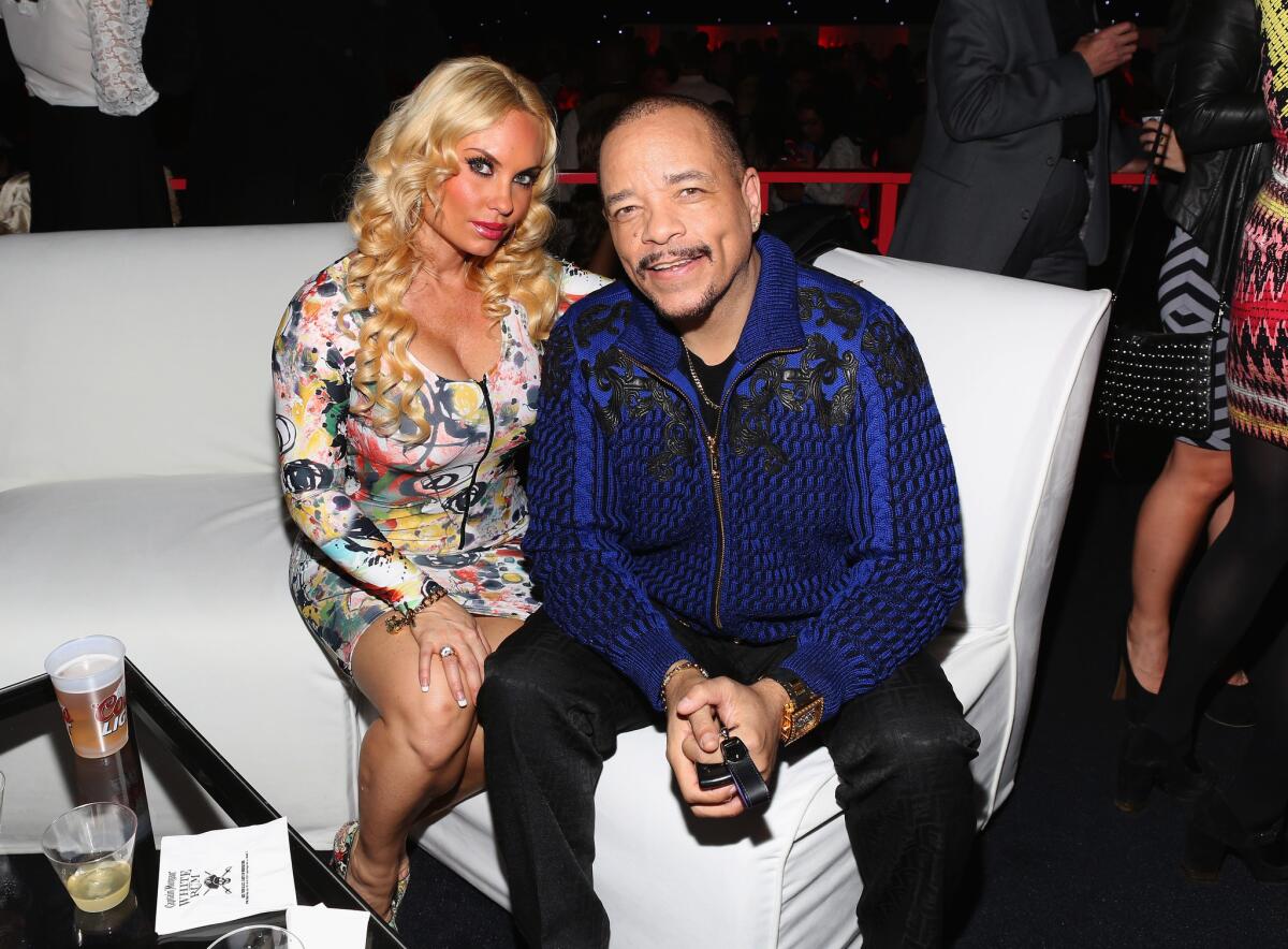 Rapper-actor Ice-T, right, and his wife, Nicole "Coco" Austin, are having a baby.