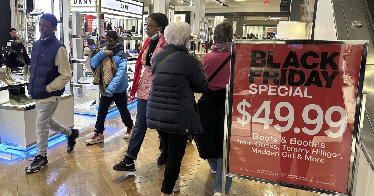 Comercios ofrecen mayores descuentos en el Black Friday para atraer a los  compradores indecisos - Los Angeles Times