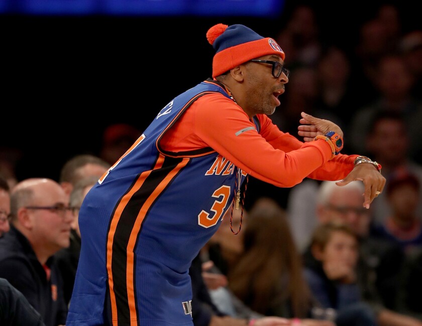 Spike Lee says he's 'done' with Knicks this season Los Angeles Times