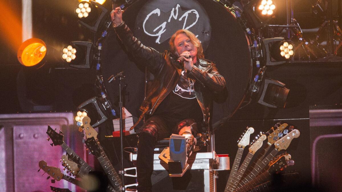 Axl Rose of Guns N' Roses at Coachella.