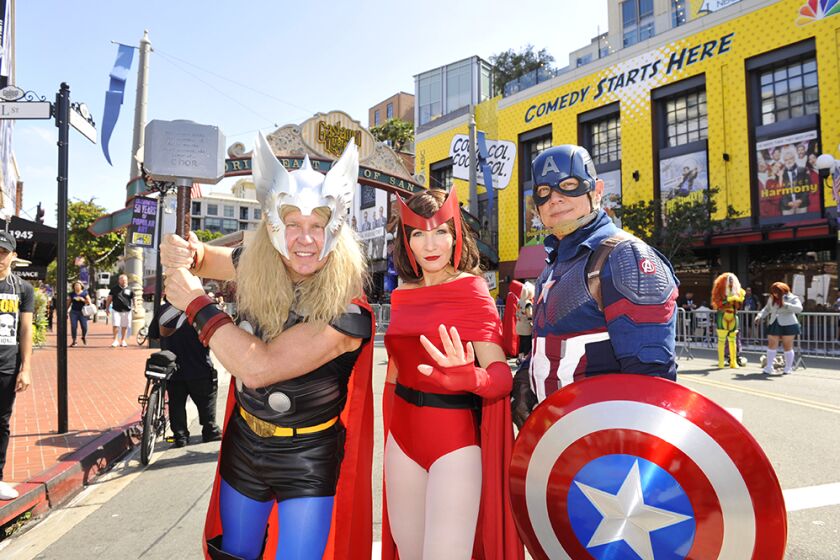 More photos of cosplayers at Comic-Con International on Friday, July 19, 2019.