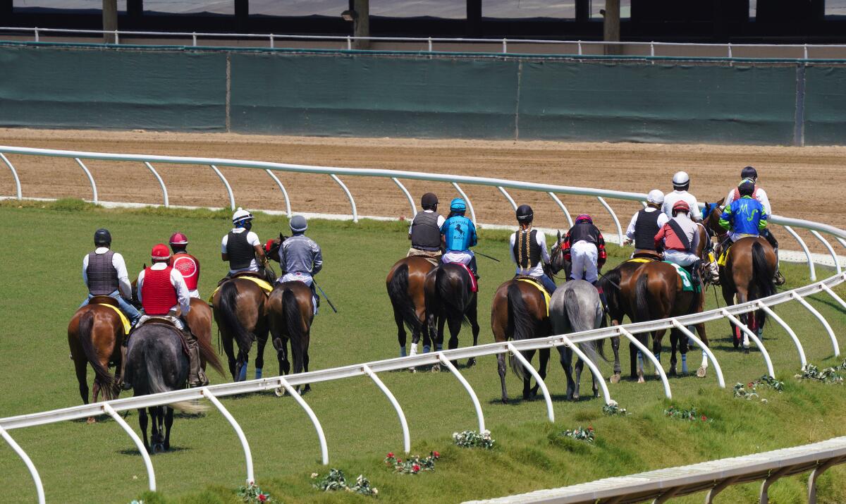 Opening day at the Del Mar Racetrack